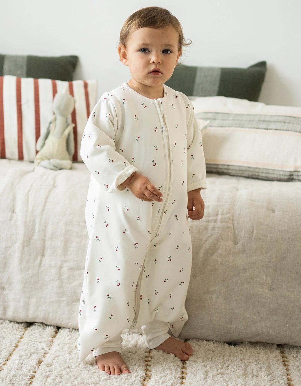 Pijama manta Entretiempo Cherries TOG 1,5