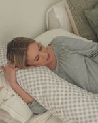 Cojín de maternidad XL Vichy Gris