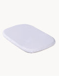 Protector de colchón minicuna 50x90 cm con ajuste elástico y tacto suave para el bebé.