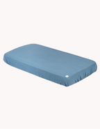 Sábana Bajera Azul para Cuna