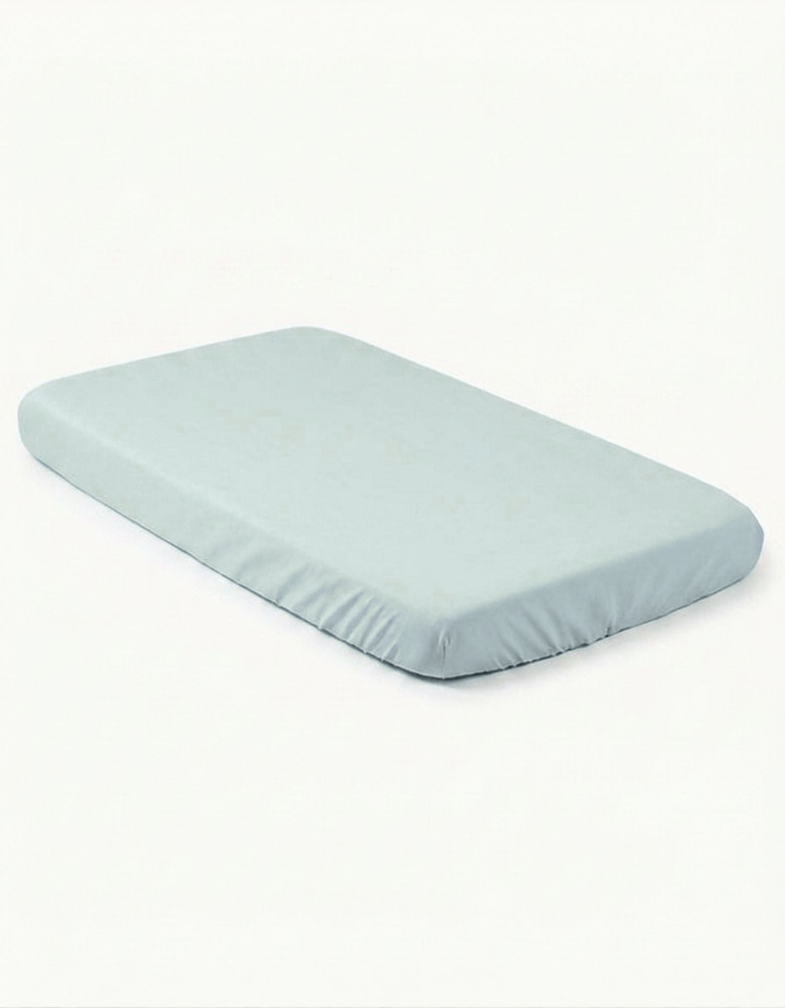 Sábana bajera con protector impermeable para cuna 70x140 cm color agua