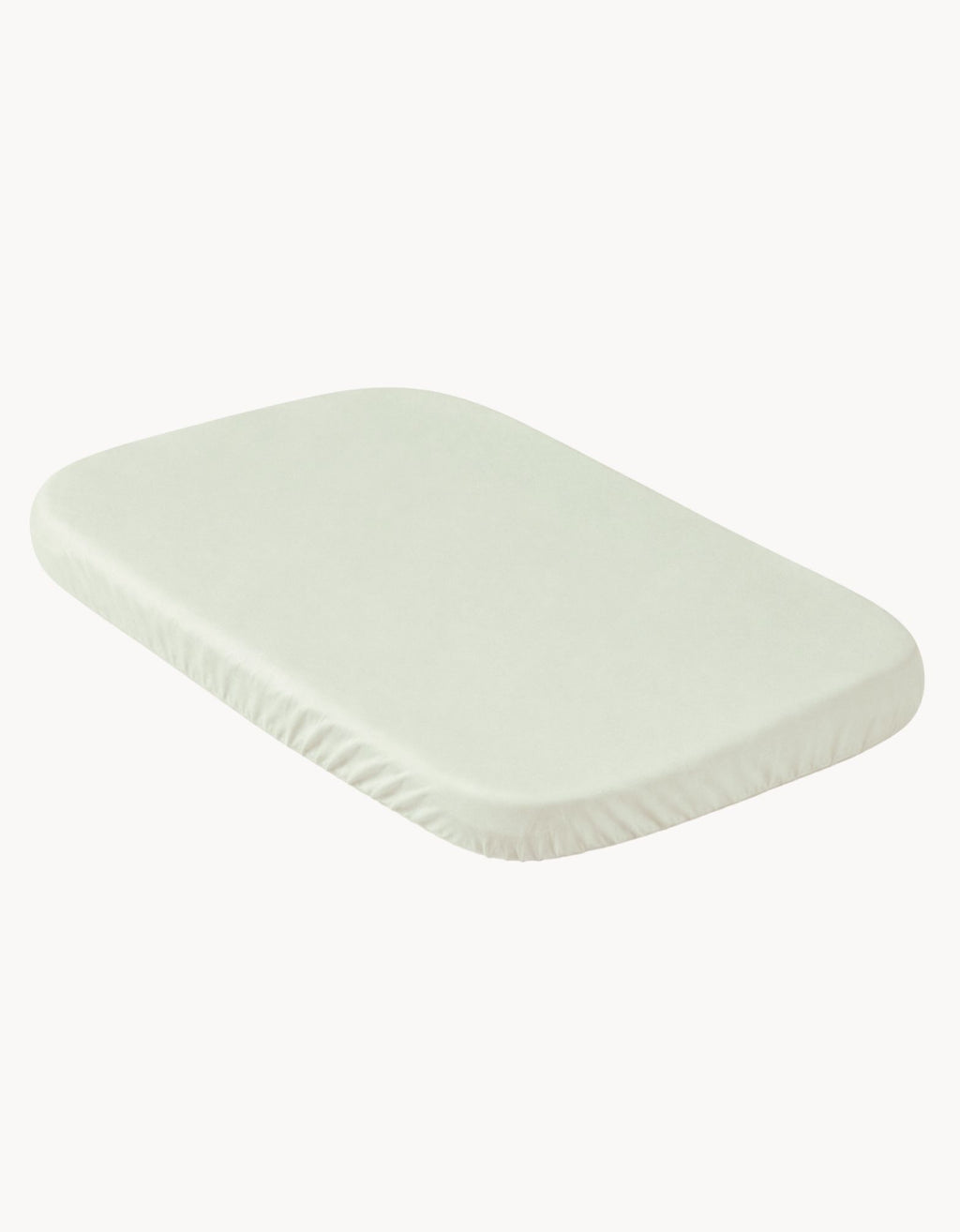 Sábana con protector impermeable para minicuna 50x90 cm color arena.