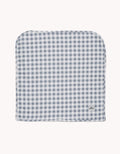 Sábana salvababas vichy gris