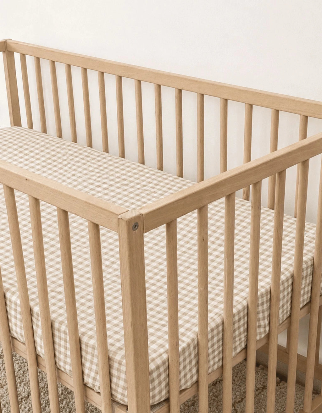 Sábana bajera ajustable Vichy Sand