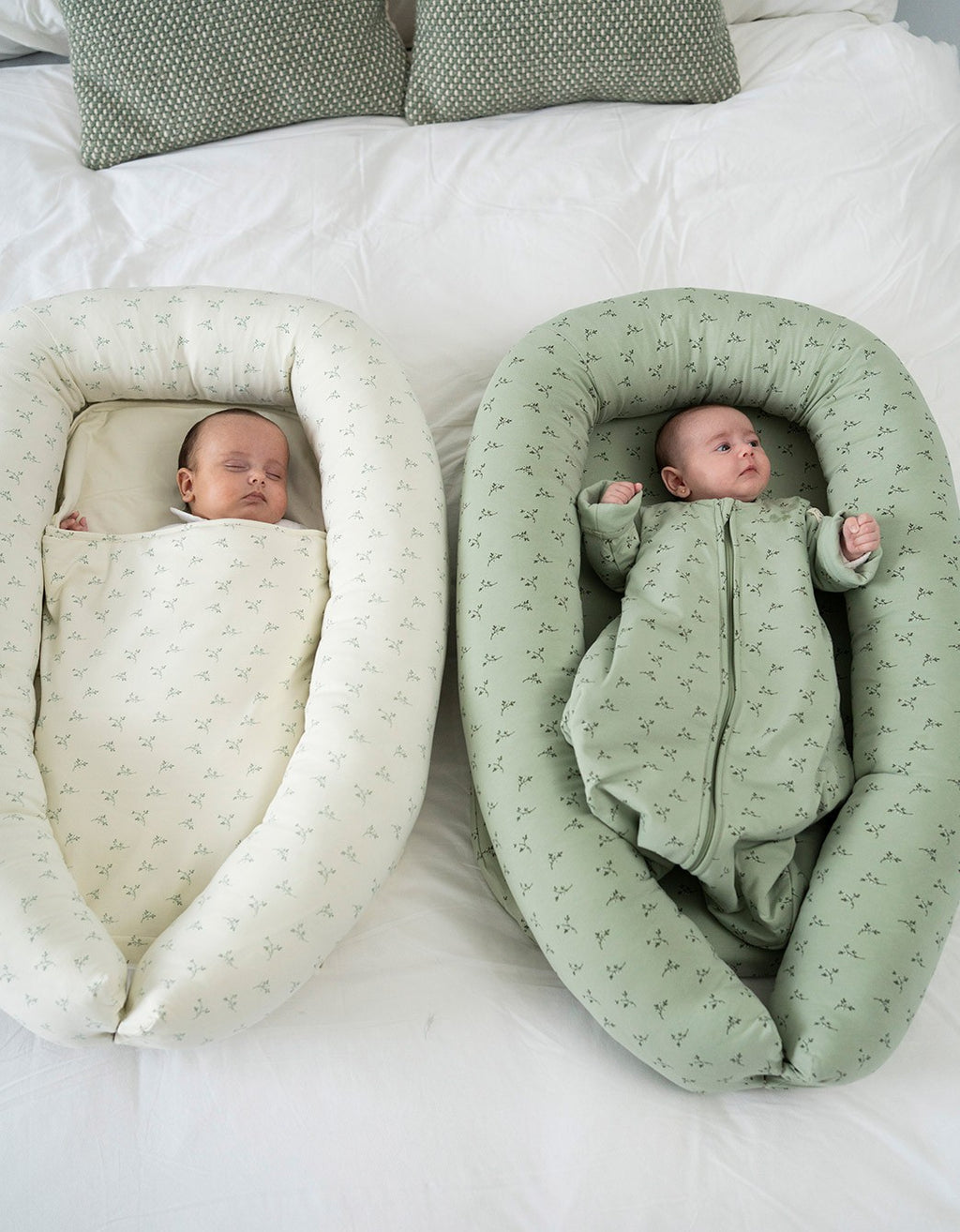 Saco 4 estaciones Olive Cream