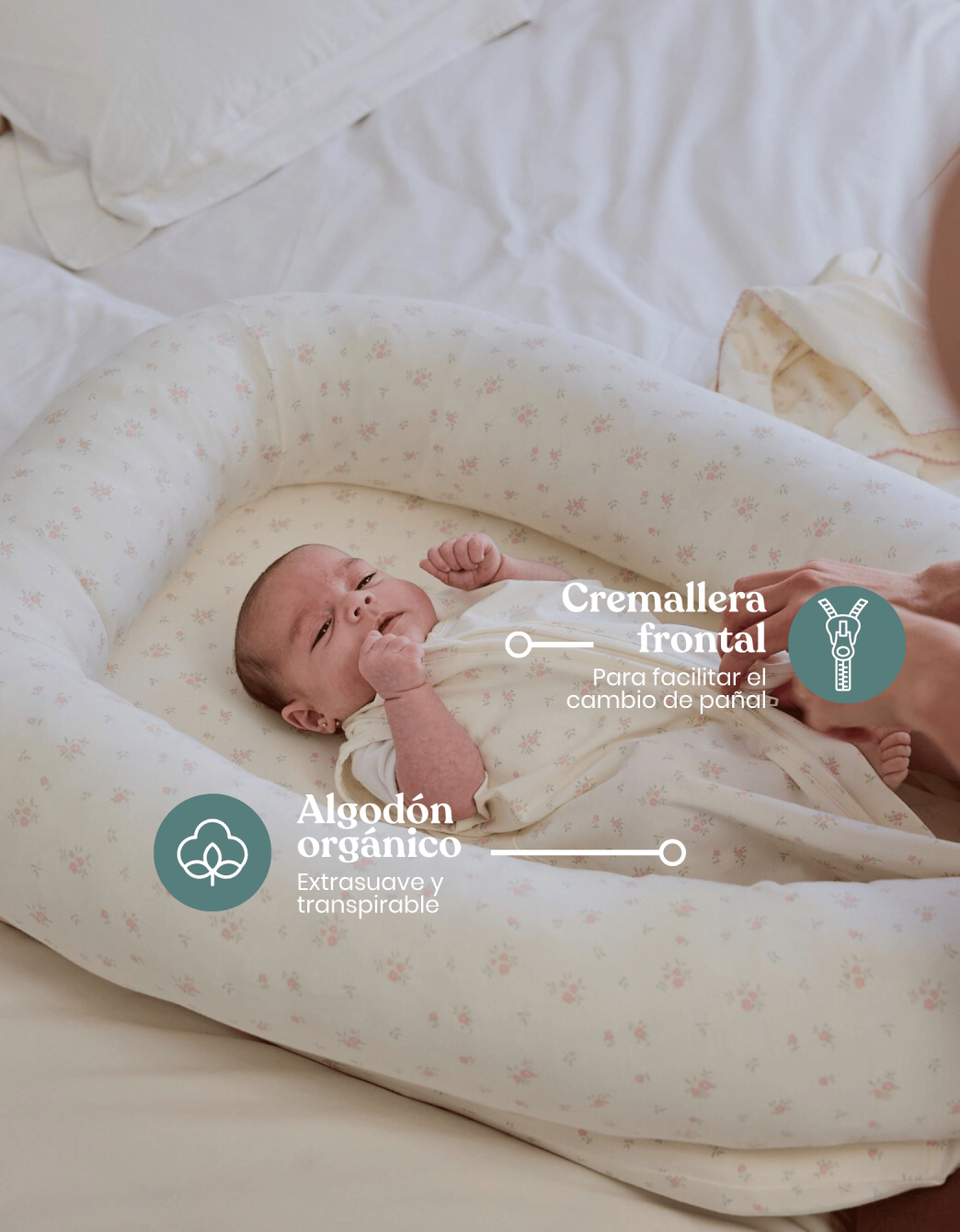 Baby sleeping bag Blossom TOG 0.5