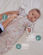 Saco de dormir bebé entretiempo Liberty Rosa TOG 1,5