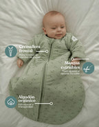 Saco de dormir bebé entretiempo Olive TOG 1,5 Petite Marmotte