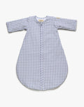 Saco de dormir bebé entretiempo Vichy Gris TOG 1.5 con mangas desmontables de algodón orgánico
