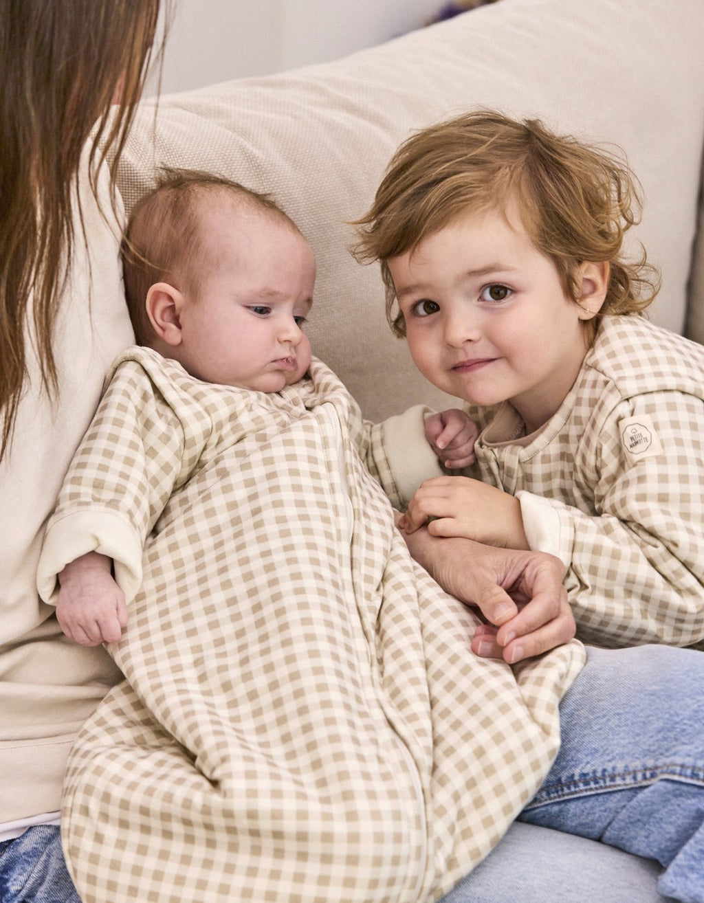 Saco de dormir bebé entretiempo Vichy Sand TOG 1,5