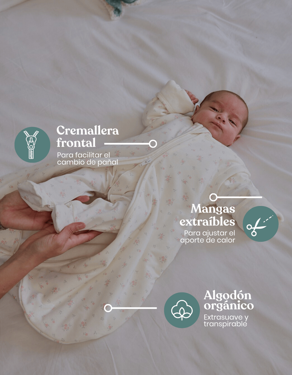 Saco de dormir bebé invierno Blossom TOG 2,5