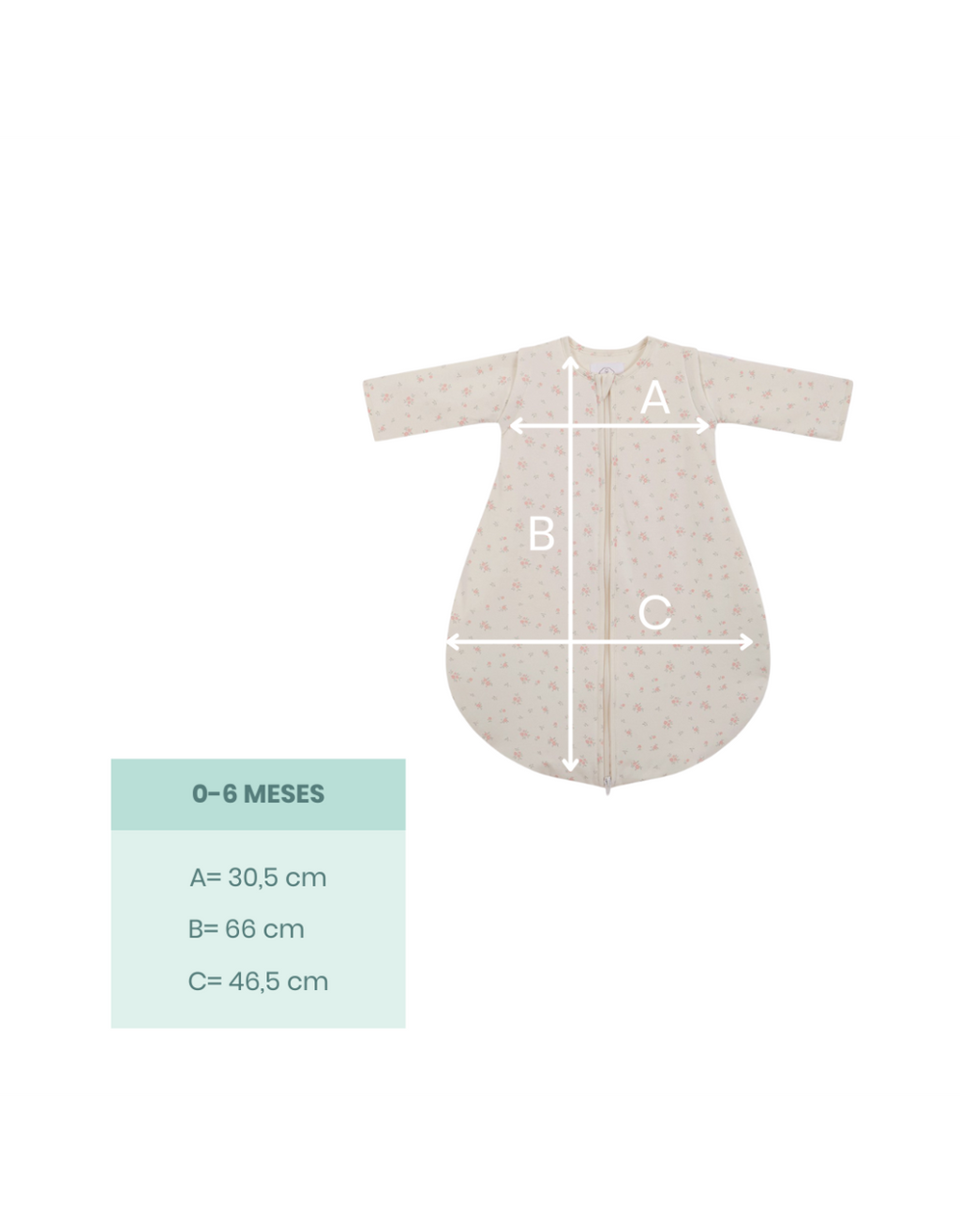 Saco de dormir bebé invierno Blossom TOG 2,5