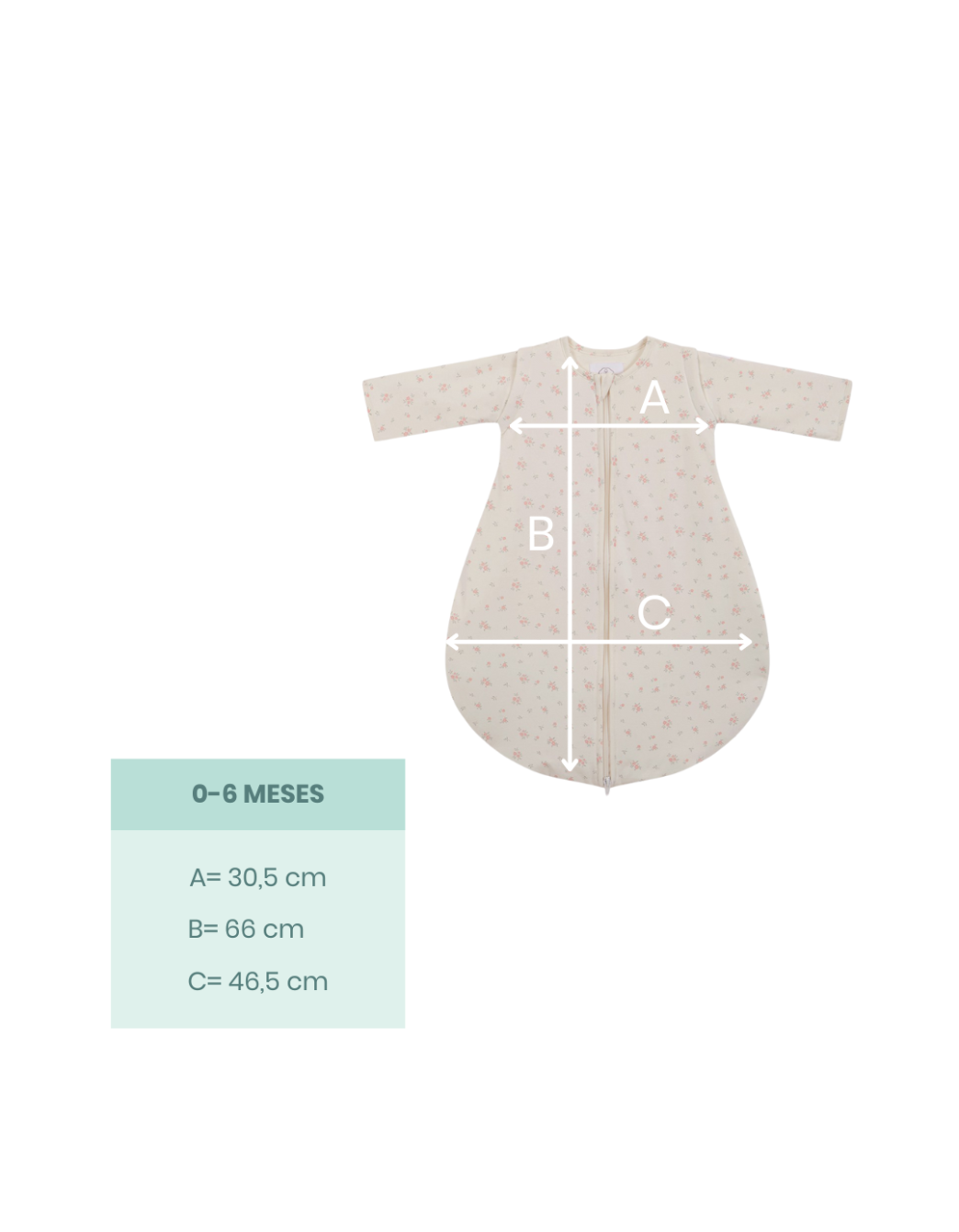 Saco de dormir bebé invierno Blossom TOG 2,5