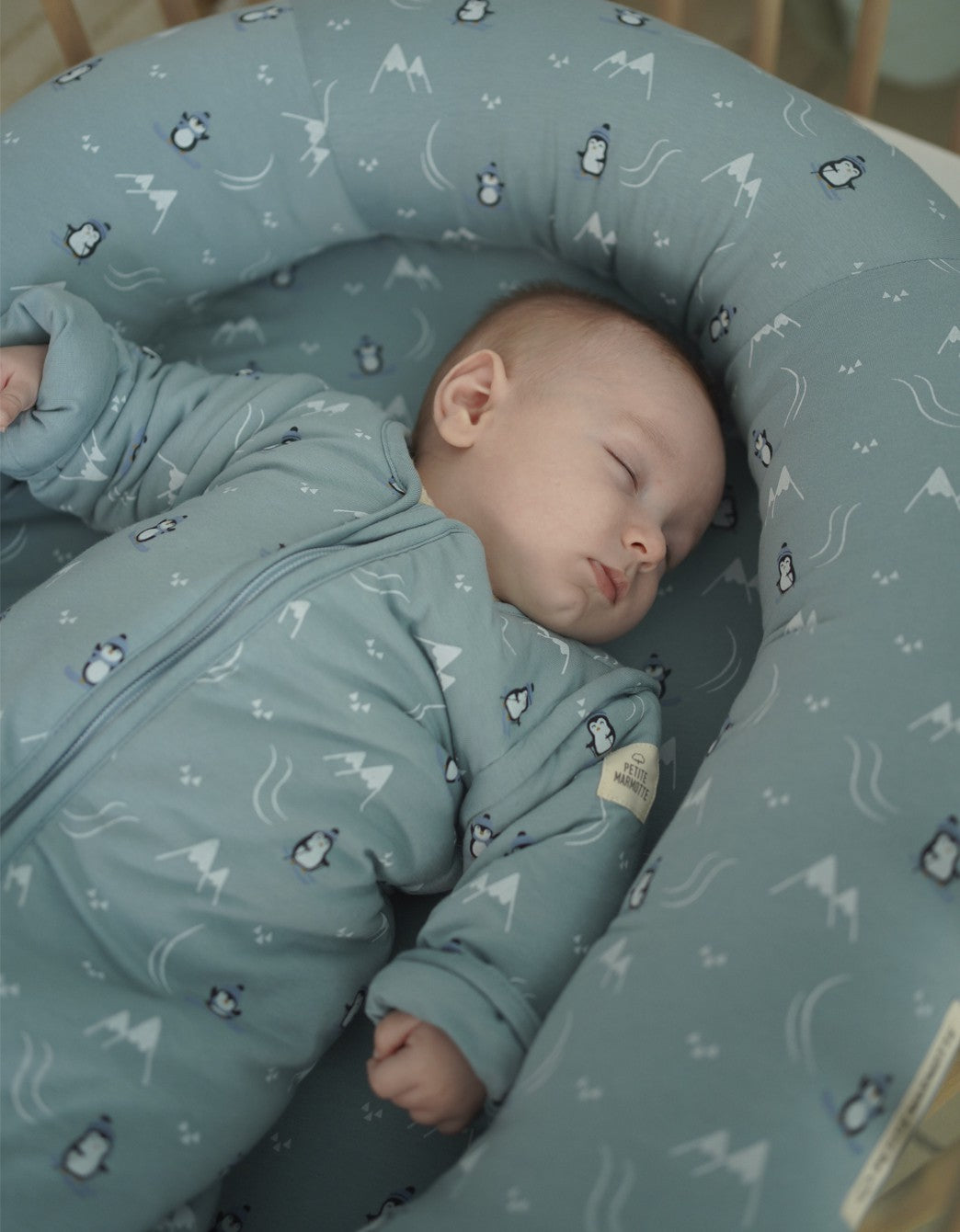 Baby winter sleeping bag Penguins TOG 2.5