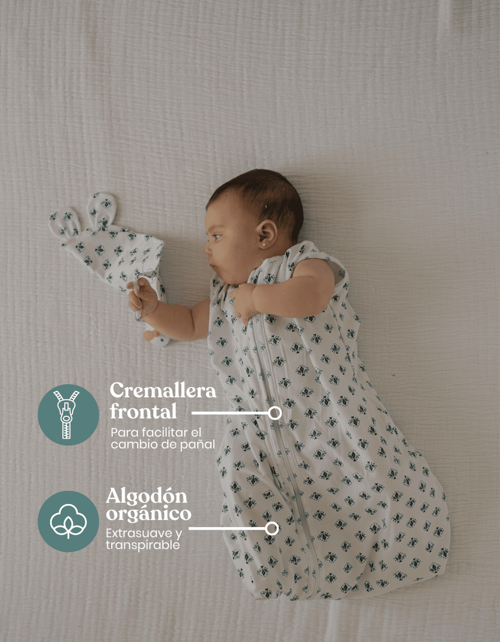 saco de dormir bebé rombos TOG 0,5