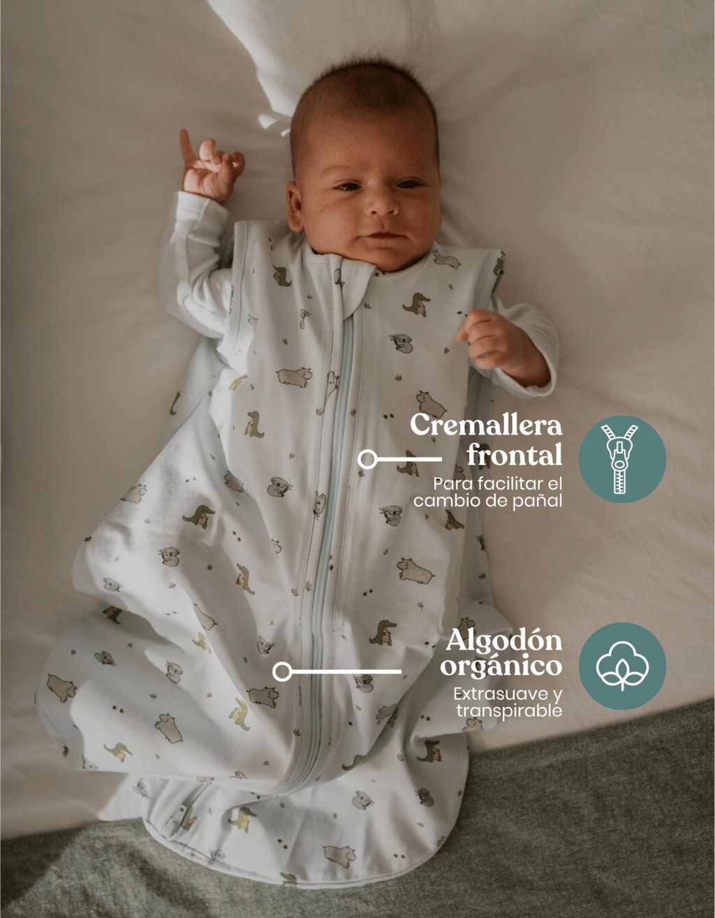 Saco  de dormir bebé Wild TOG 0,5