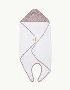 Toalla delantal bebé Liberty Rosa