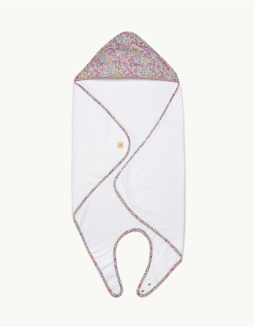 Toalla delantal bebé Liberty Rosa