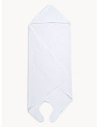 Toalla delantal bebé blanca