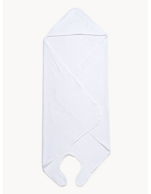 Toalla delantal bebé blanca